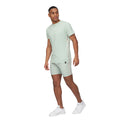 Sage - Close up - Duck and Cover Mens Gathport Swim Shorts
