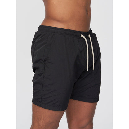 Black - Front - Duck and Cover Mens Gathport Swim Shorts