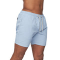 Light Blue - Lifestyle - Duck and Cover Mens Gathport Swim Shorts