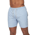 Light Blue - Front - Duck and Cover Mens Gathport Swim Shorts