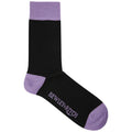 Black-Blue-Pink - Close up - Bewley & Ritch Mens Malpas Socks (Pack of 5)