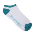 White-Green-Blue - Close up - Bewley & Ritch Mens Probus Trainer Socks (Pack of 5)