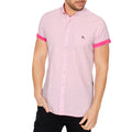 Pink - Front - Bewley & Ritch Mens Blanca Short-Sleeved Shirt