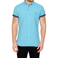 Turquoise - Front - Bewley & Ritch Mens Blanca Short-Sleeved Shirt