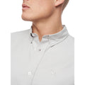 Light Grey - Pack Shot - Bewley & Ritch Mens Balton Oxford Short-Sleeved Shirt