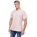 Light Pink - Side - Bewley & Ritch Mens Balton Oxford Short-Sleeved Shirt