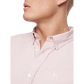 Light Pink - Lifestyle - Bewley & Ritch Mens Balton Oxford Short-Sleeved Shirt