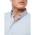 Light Blue - Pack Shot - Bewley & Ritch Mens Balton Oxford Short-Sleeved Shirt