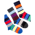 Multicoloured - Front - Bewley & Ritch Mens Yarker Socks (Pack of 3)