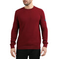 Burgundy - Front - Bewley & Ritch Mens Reeler Knitted Sweatshirt