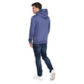 Mid Blue - Back - Duck and Cover Mens Lenmore Hoodie