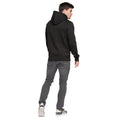 Black - Back - Duck and Cover Mens Lenmore Hoodie