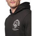 Black - Lifestyle - Duck and Cover Mens Lenmore Hoodie