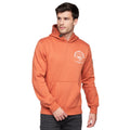 Coral - Front - Duck and Cover Mens Lenmore Hoodie