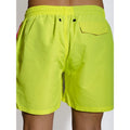 Fluorescent Yellow - Back - Bewley & Ritch Mens Sand Swim Shorts