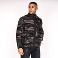 Black - Lifestyle - Crosshatch Mens Cramtowns Fleece Jacket