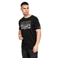 Black-White - Side - Crosshatch Mens Arnio T-Shirt (Pack of 2)