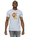 Heather Grey - Lifestyle - The Lion King Mens Classic Simba Timon & Pumba Heather T-Shirt