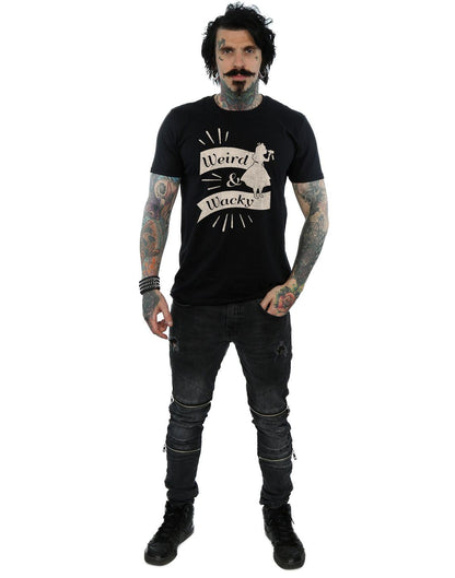 Black - Lifestyle - Disney Mens Alice In Wonderland Weird And Wacky T-Shirt