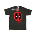 Light Graphite - Front - Deadpool Mens Splat Face Cotton T-Shirt