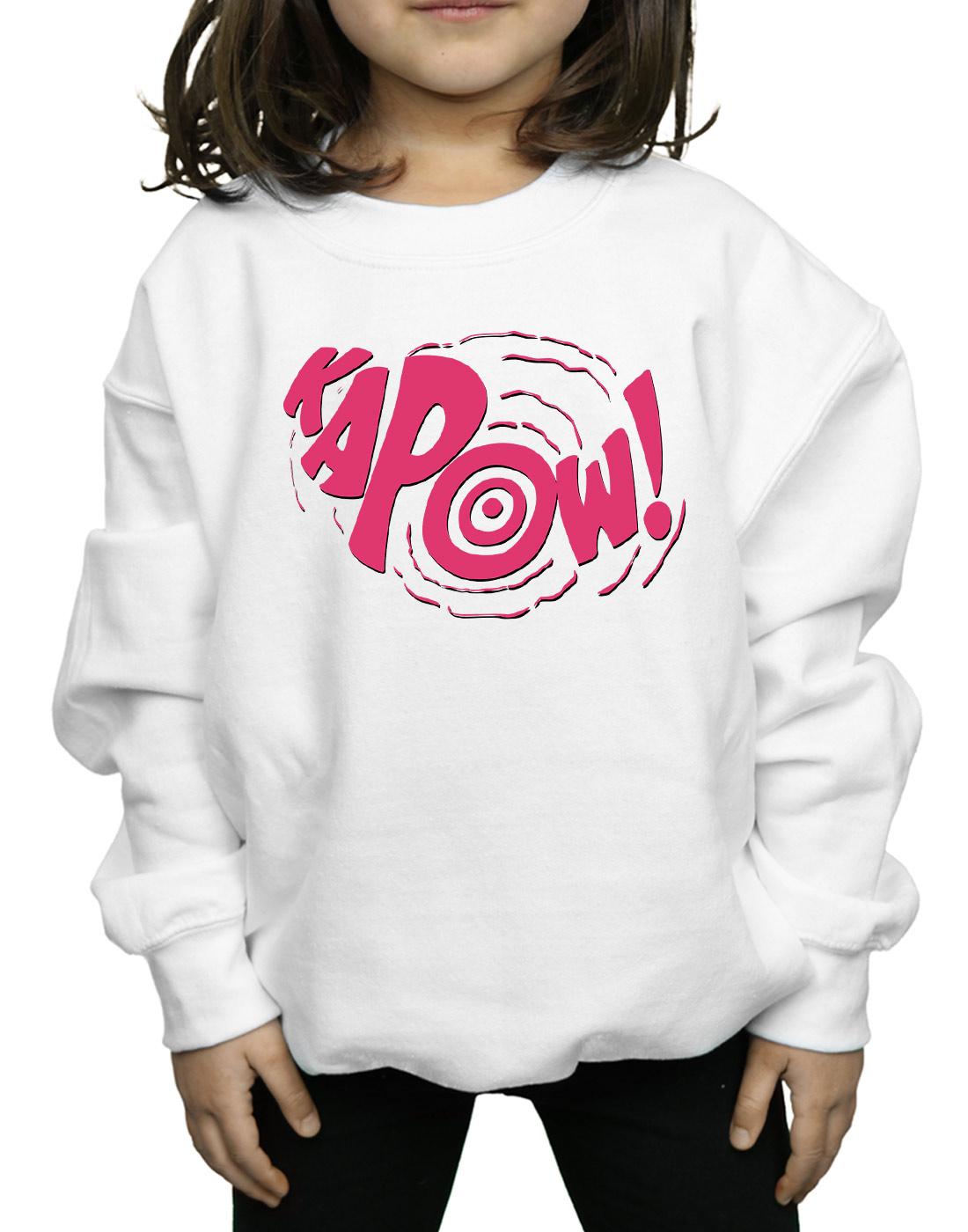 White - Side - DC Comics Girls Batman TV Series Kapow Sweatshirt