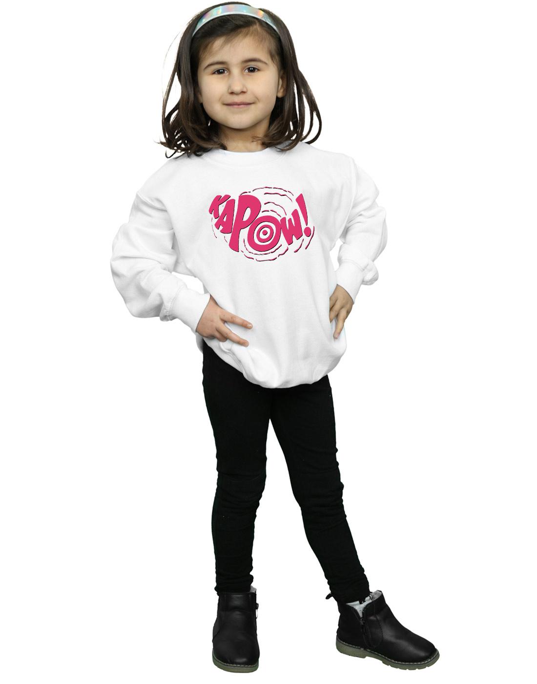 White - Lifestyle - DC Comics Girls Batman TV Series Kapow Sweatshirt