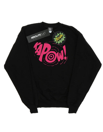 Black - Front - DC Comics Girls Batman TV Series Kapow Sweatshirt