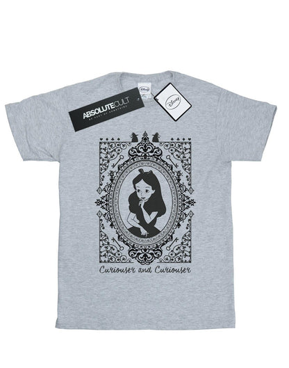 Sports Grey - Front - Disney Mens Alice In Wonderland Frame T-Shirt