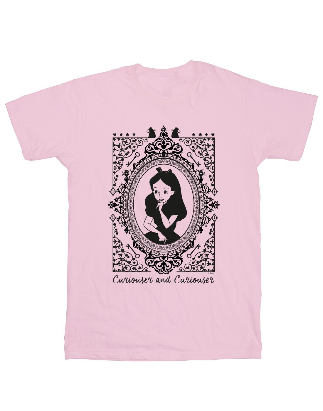 Baby Pink - Front - Disney Mens Alice In Wonderland Frame T-Shirt