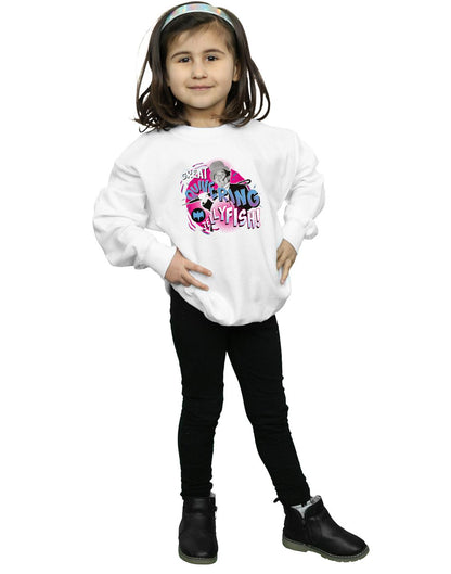 White - Lifestyle - DC Comics Girls Batman TV Series The Penguin Jellyfish Sweatshirt