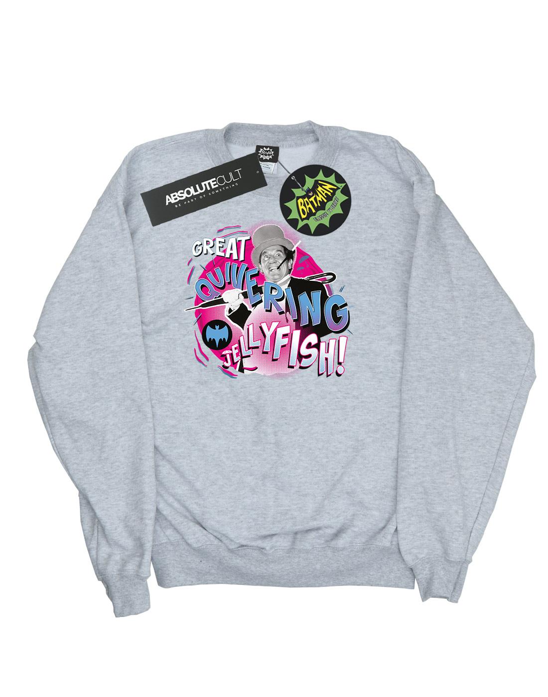 Sports Grey - Front - DC Comics Girls Batman TV Series The Penguin Jellyfish Sweatshirt