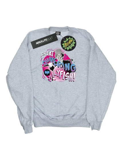 Sports Grey - Front - DC Comics Girls Batman TV Series The Penguin Jellyfish Sweatshirt