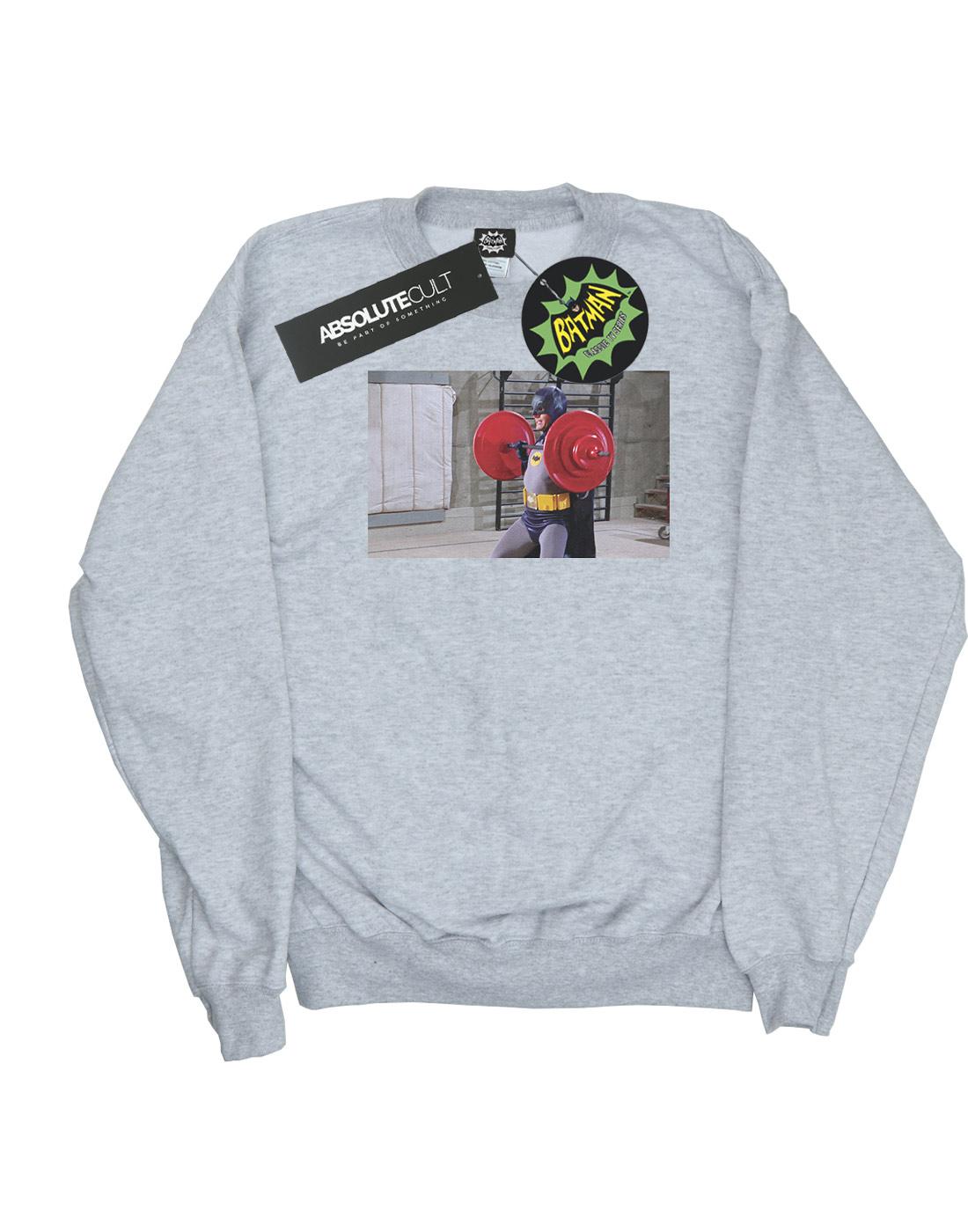 Sports Grey - Front - DC Comics Boys Batman TV Series Bat Gains Sweatshirt