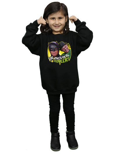 Black - Lifestyle - DC Comics Girls Batman TV Series The Riddler Joke Sweatshirt