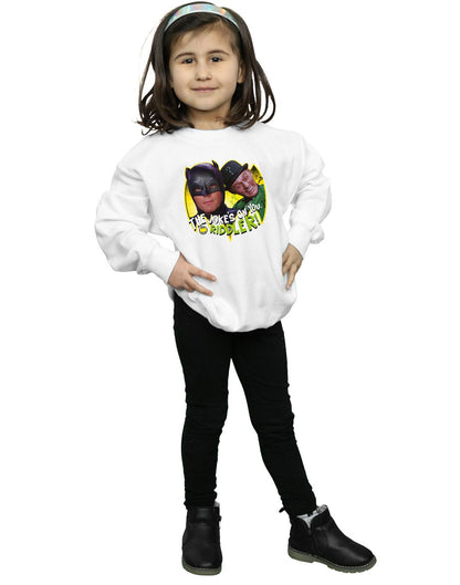 White - Lifestyle - DC Comics Girls Batman TV Series The Riddler Joke Sweatshirt