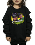 Black - Side - DC Comics Girls Batman TV Series The Riddler Joke Sweatshirt