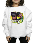 White - Side - DC Comics Girls Batman TV Series The Riddler Joke Sweatshirt