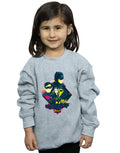 Sports Grey - Back - DC Comics Girls Batman TV Series Character Pop Art Sweatshirt
