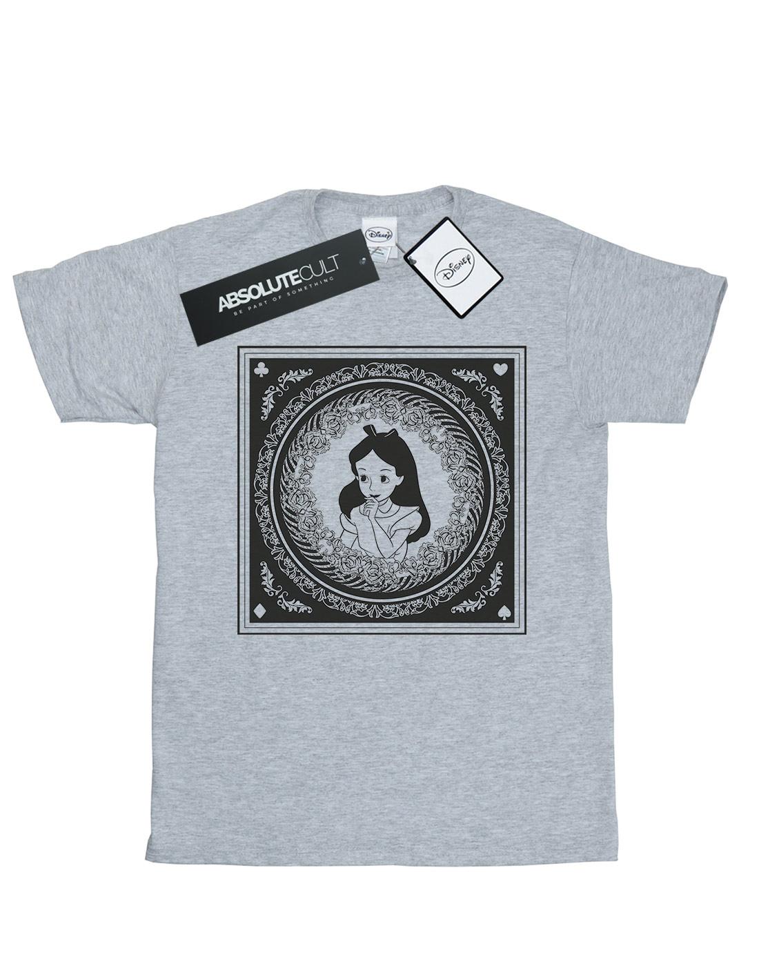 Sports Grey - Front - Disney Mens Alice In Wonderland Box T-Shirt