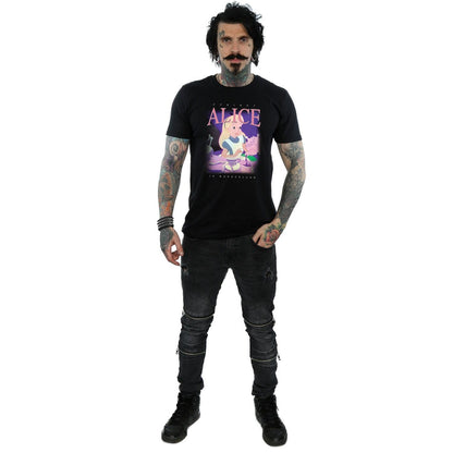 Black - Lifestyle - Disney Mens Alice in Wonderland Montage T-Shirt