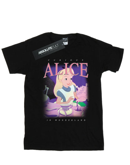Black - Front - Disney Mens Alice in Wonderland Montage T-Shirt