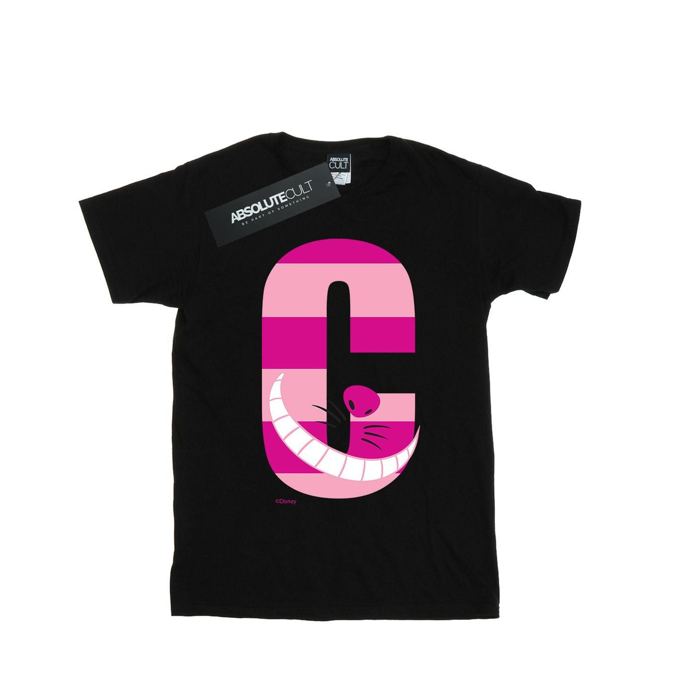 Black - Front - Disney Mens Alphabet A Is For Alice T-Shirt