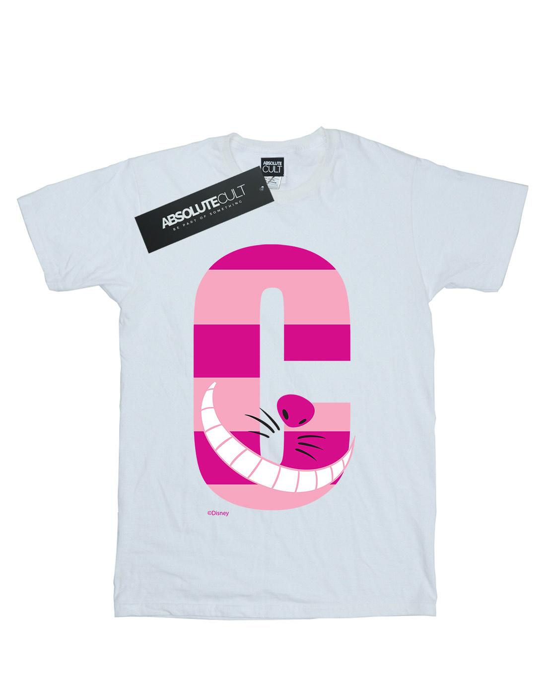 White - Front - Disney Mens Alphabet A Is For Alice T-Shirt
