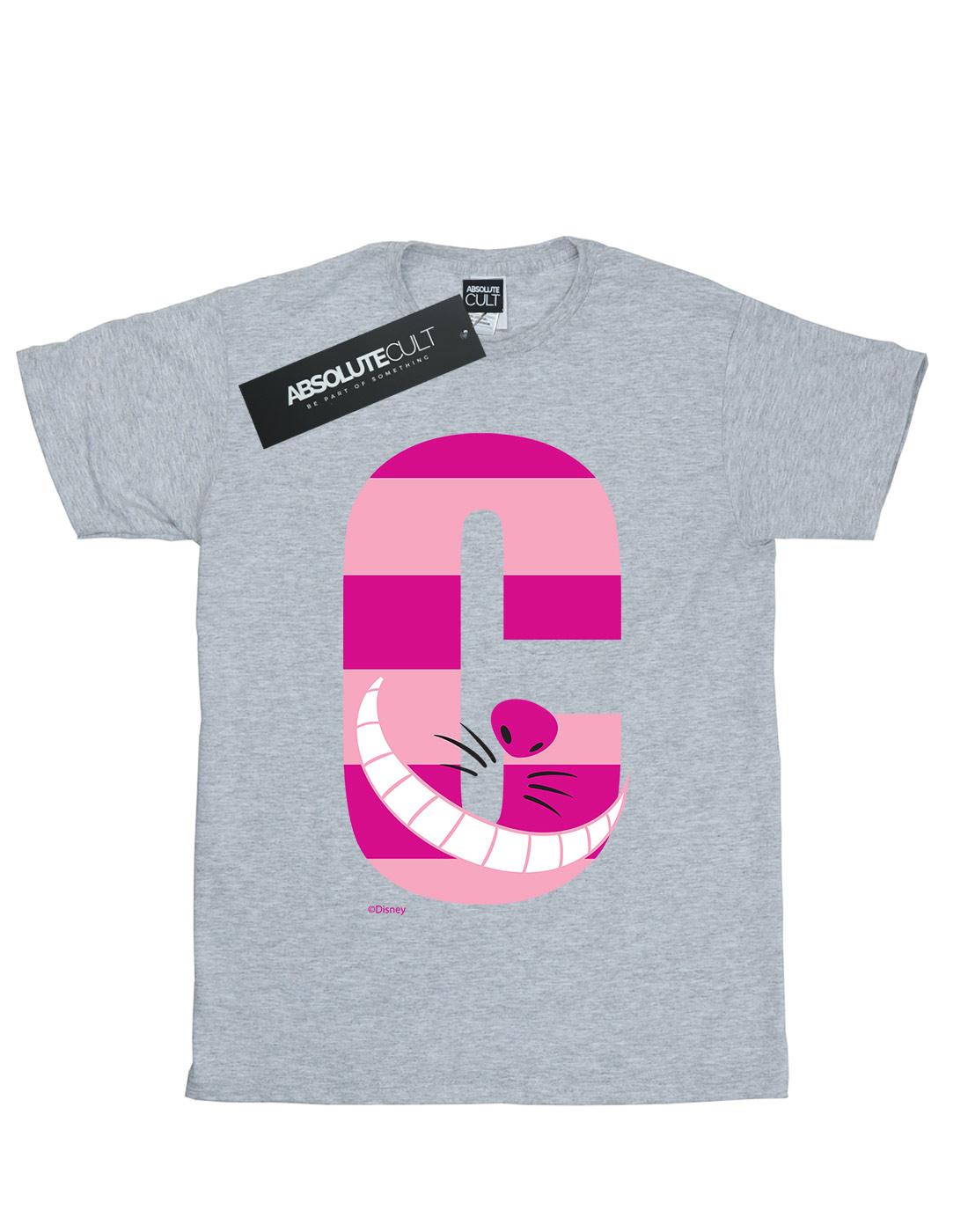 Sports Grey - Front - Disney Mens Alphabet A Is For Alice T-Shirt