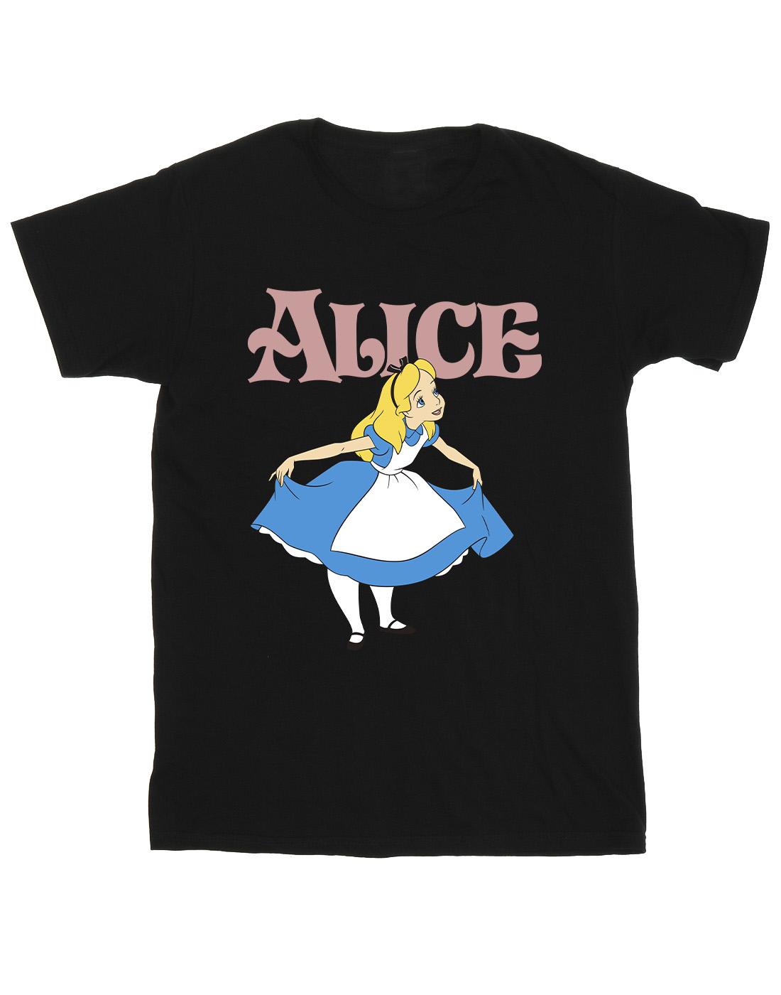 Black - Front - Disney Mens Alice In Wonderland Take A Bow T-Shirt