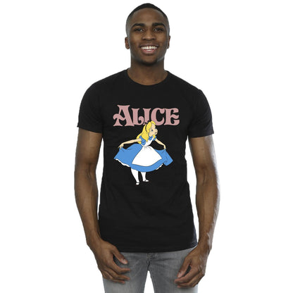 Black - Back - Disney Mens Alice In Wonderland Take A Bow T-Shirt