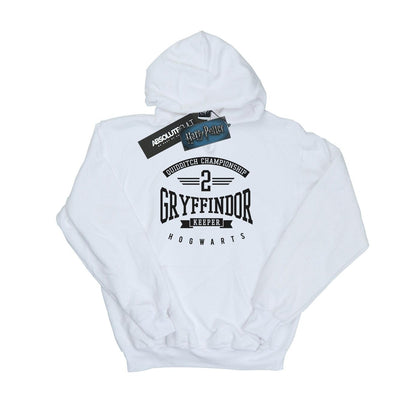 White - Front - Harry Potter Boys Gryffindor Keeper Cotton Hoodie