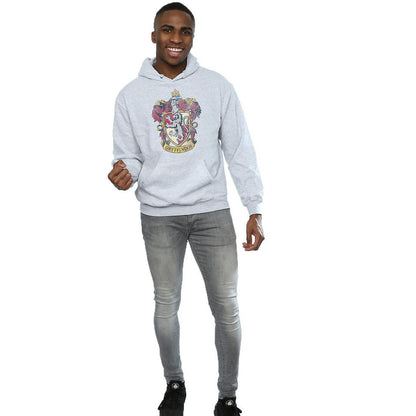 Sports Grey - Side - Harry Potter Mens Gryffindor Hoodie
