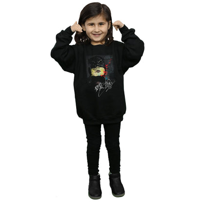 Black - Lifestyle - DC Comics Girls Batman TV Series Signature Sweatshirt