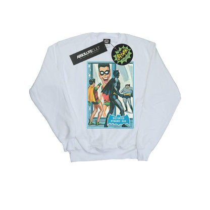 White - Front - DC Comics Boys Batman TV Series Dynamic Duo Sweatshirt